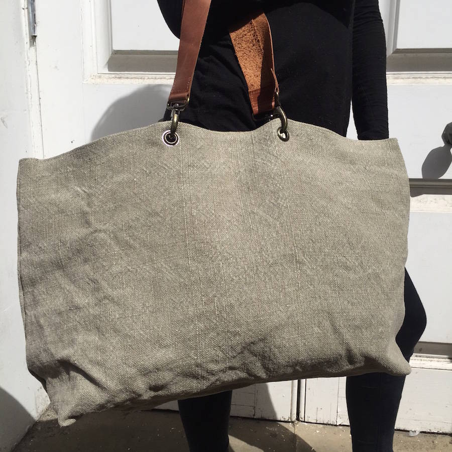 oversized bag by french grey interiors