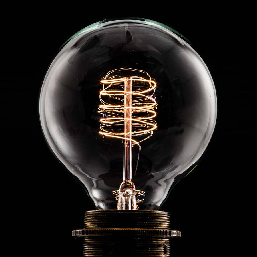 traditional filament large and small globe light bulb by factorylux