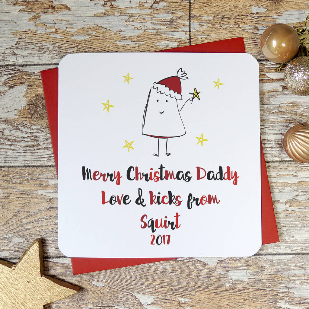 Merry Christmas Daddy Cards 