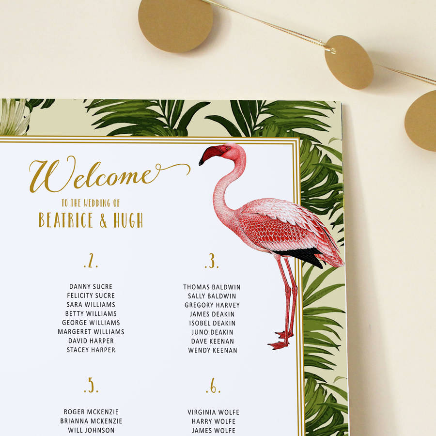 Flamingo Donny And Seating Chart