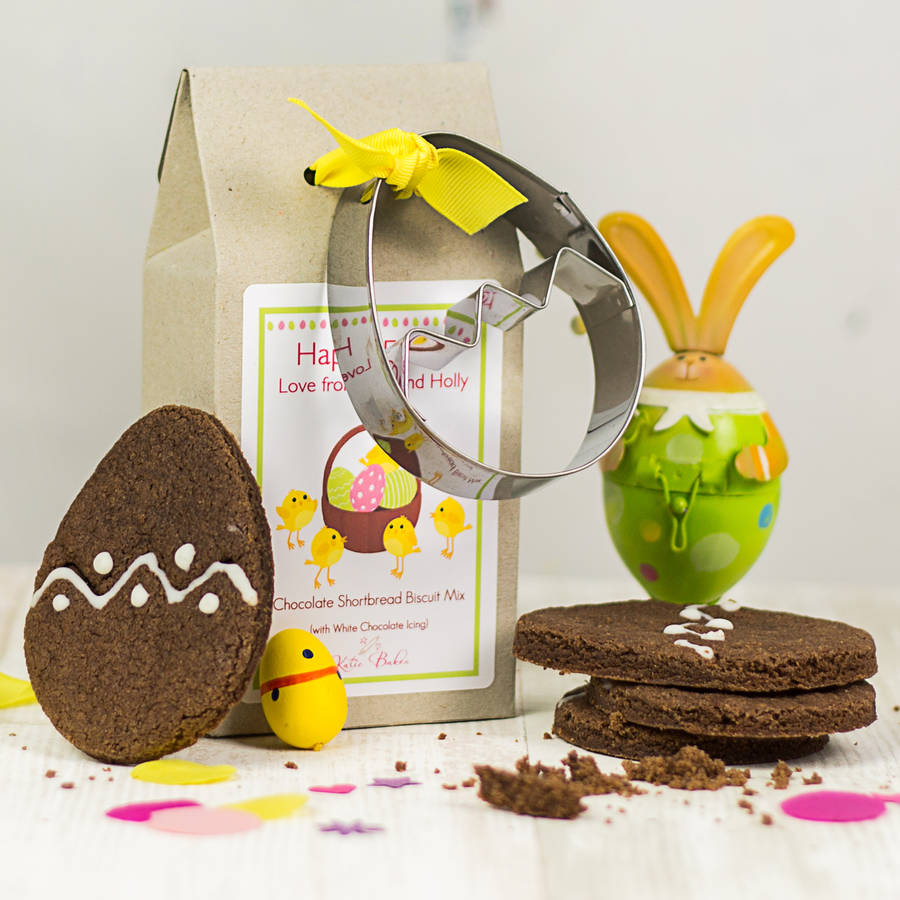 personalised easter activity baking kit by katie bakes