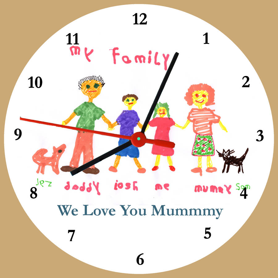 mothers day clock by bags not war