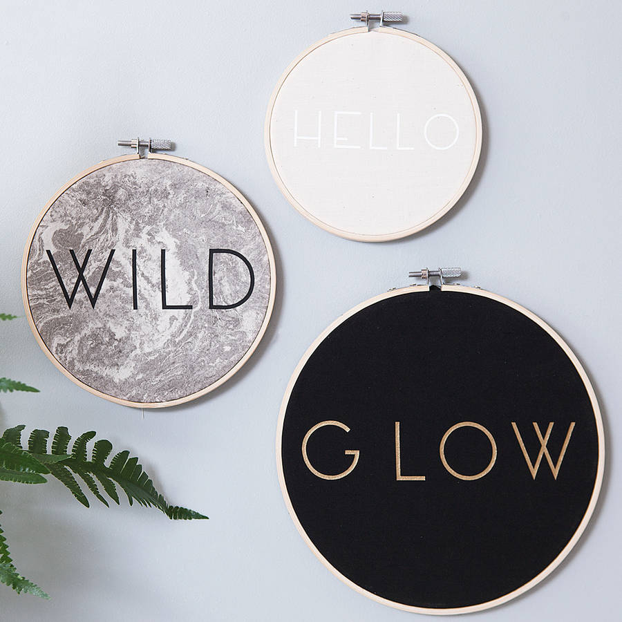 personalised word wall art by clouds and currents