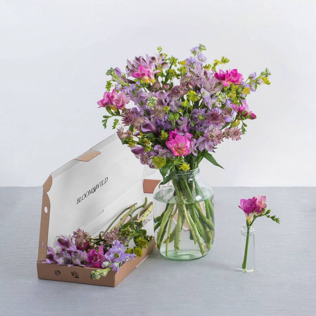 letterbox flower bouquet by bloom & wild