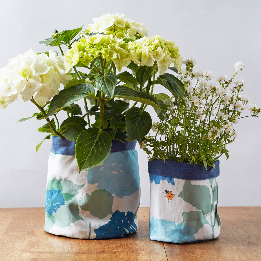 Fabric plant containers Idea