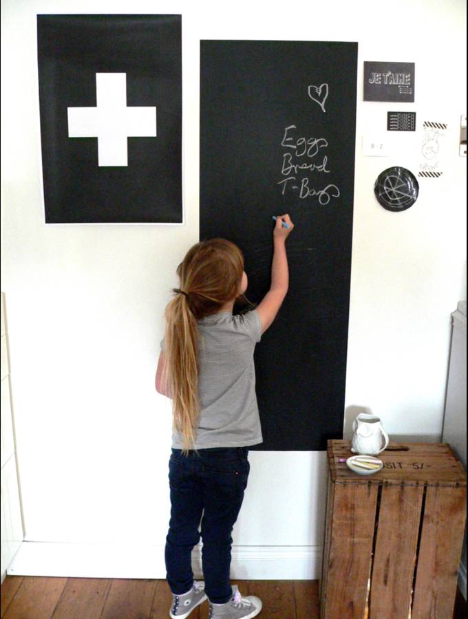 adhesive chalk board by peastyle