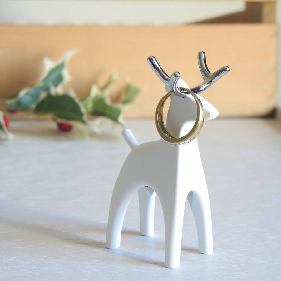 reindeer ring holder by the alphabet gift shop reindeer ring holder by the alphabet gift shop