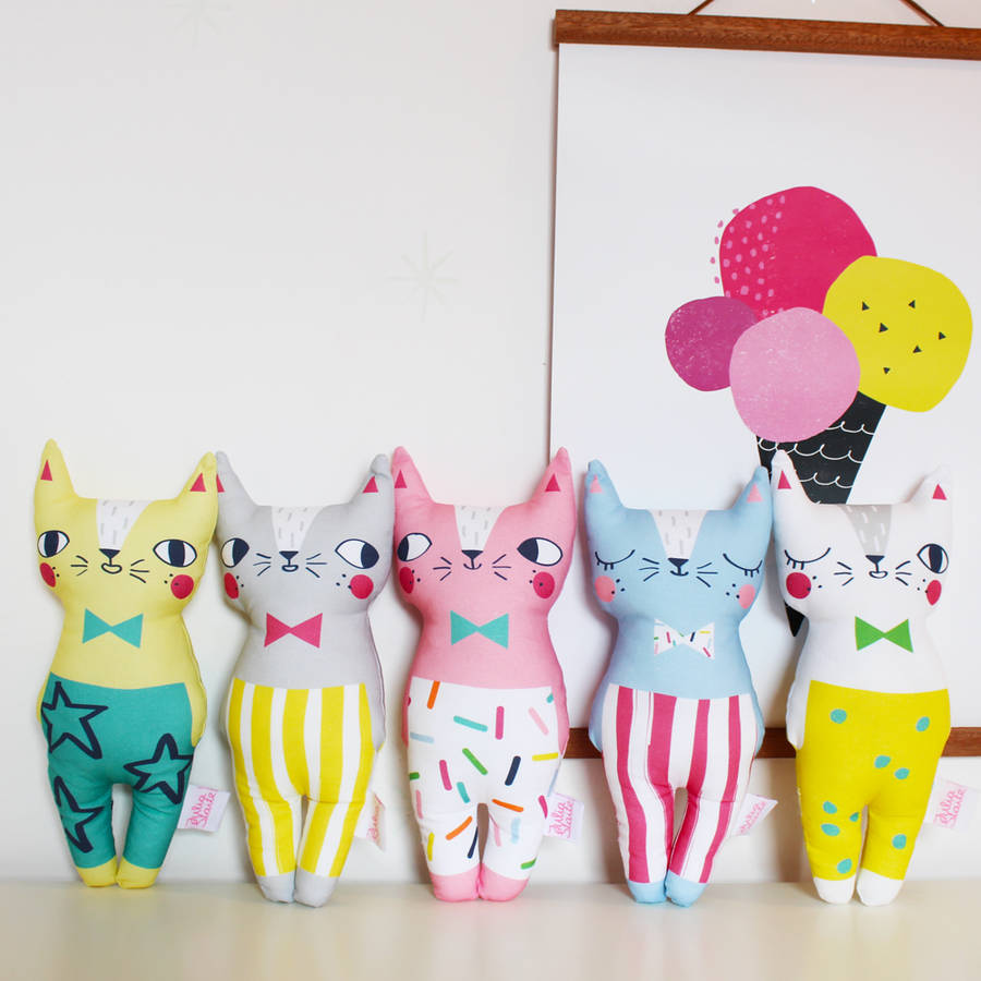 candy cat soft toy