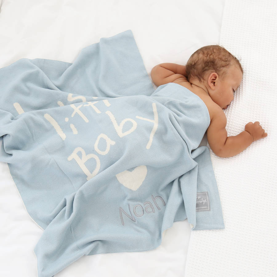 hush little baby blue blanket by my 1st years