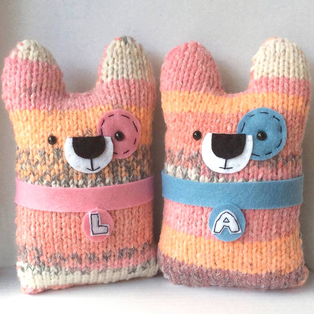 marmalade puppy knitting kit by gift horse knitting kits