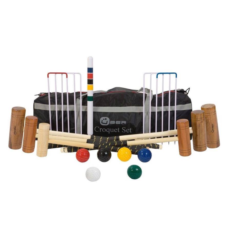 Six Player Family Croquet Set By Uber Games | Notonthehighstreet.com