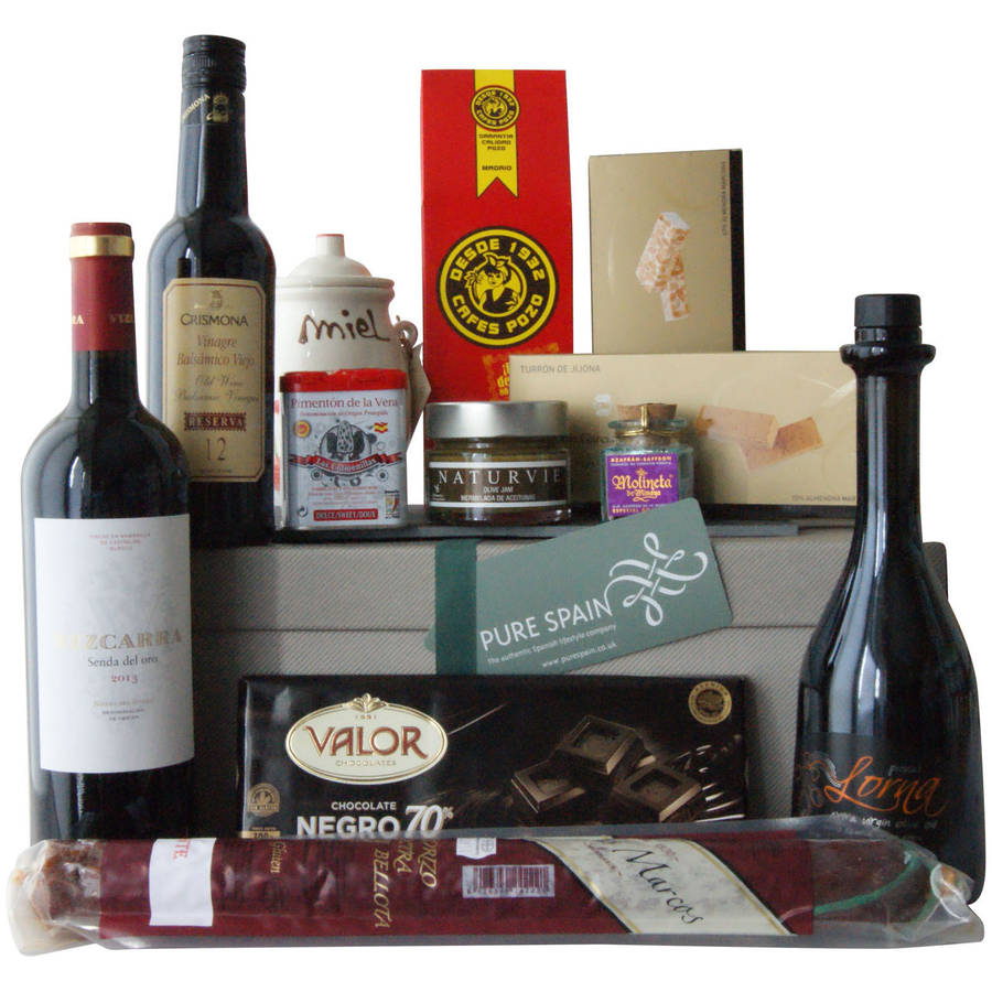 the barcelona spanish hamper by pure spain
