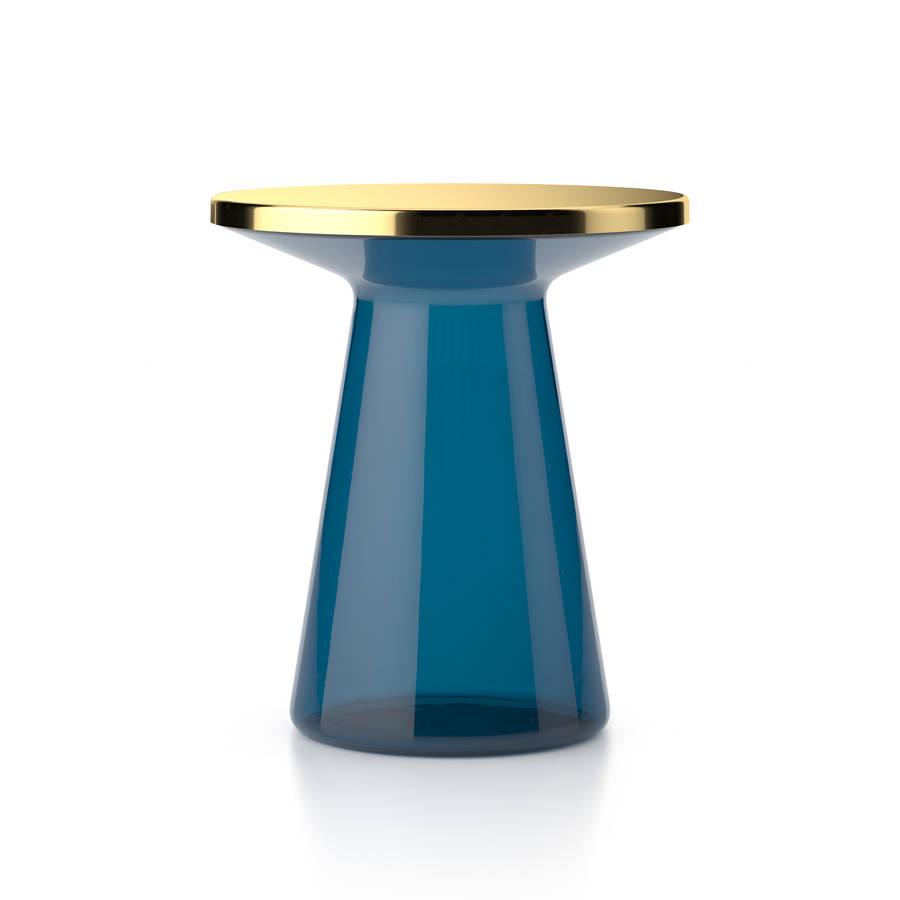 glass side table by grattify
