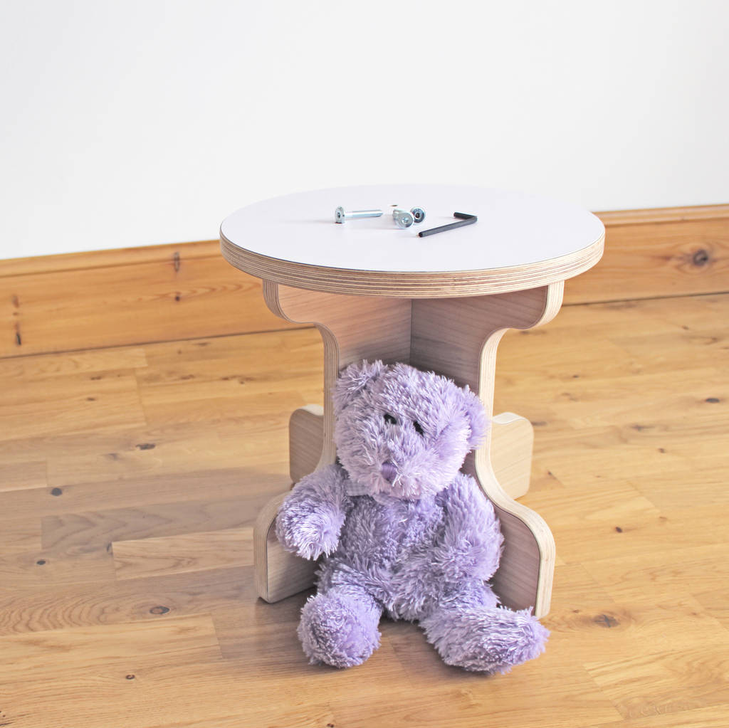 personalised children's wooden stool by kids creative