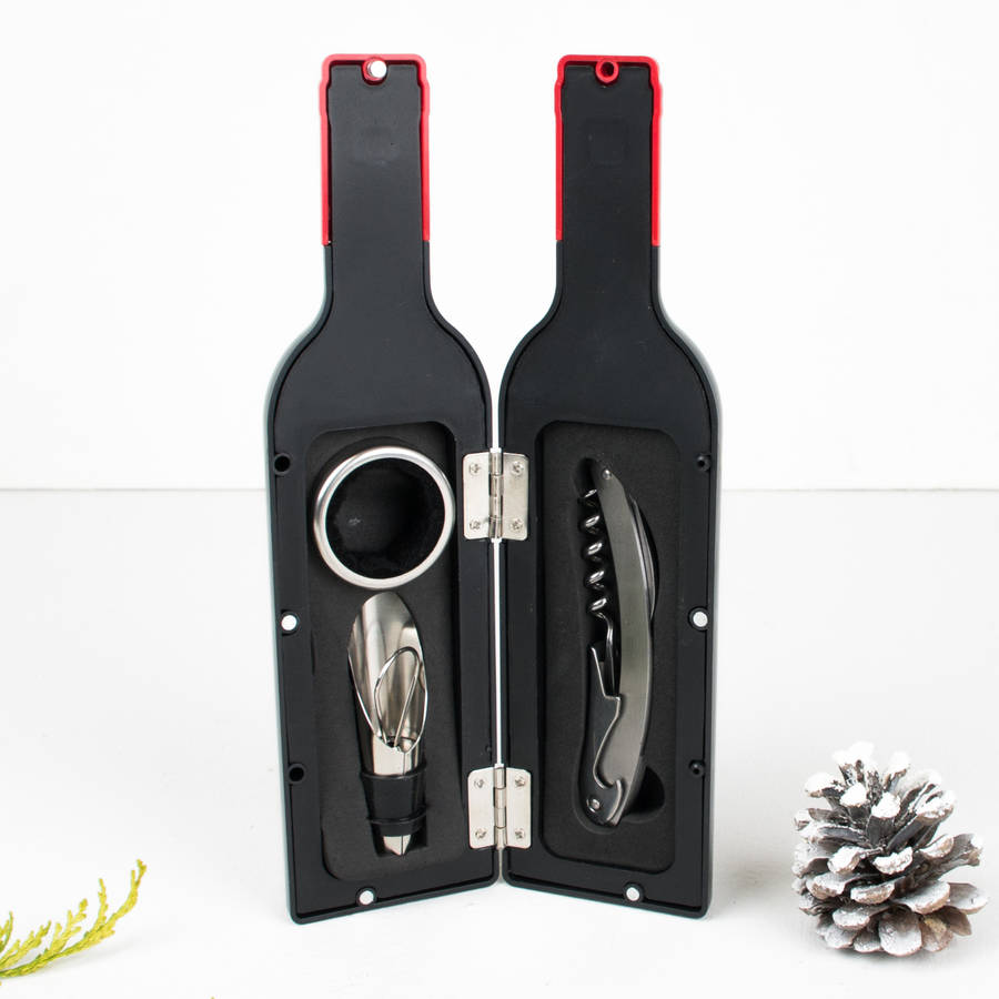 practical wine accessories gift set by dibor