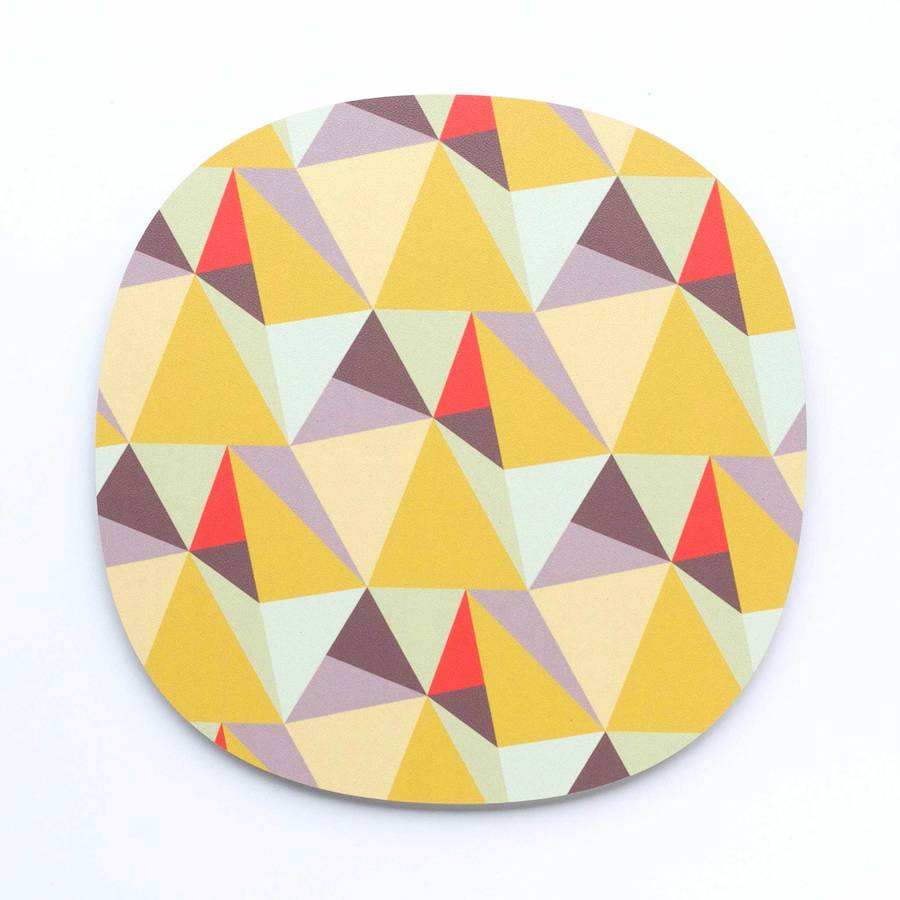 shards design placemats and coasters by beyond the fridge
