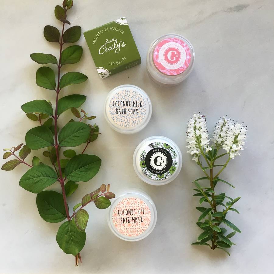 personalised emergency pamper kit by sweet cecily's