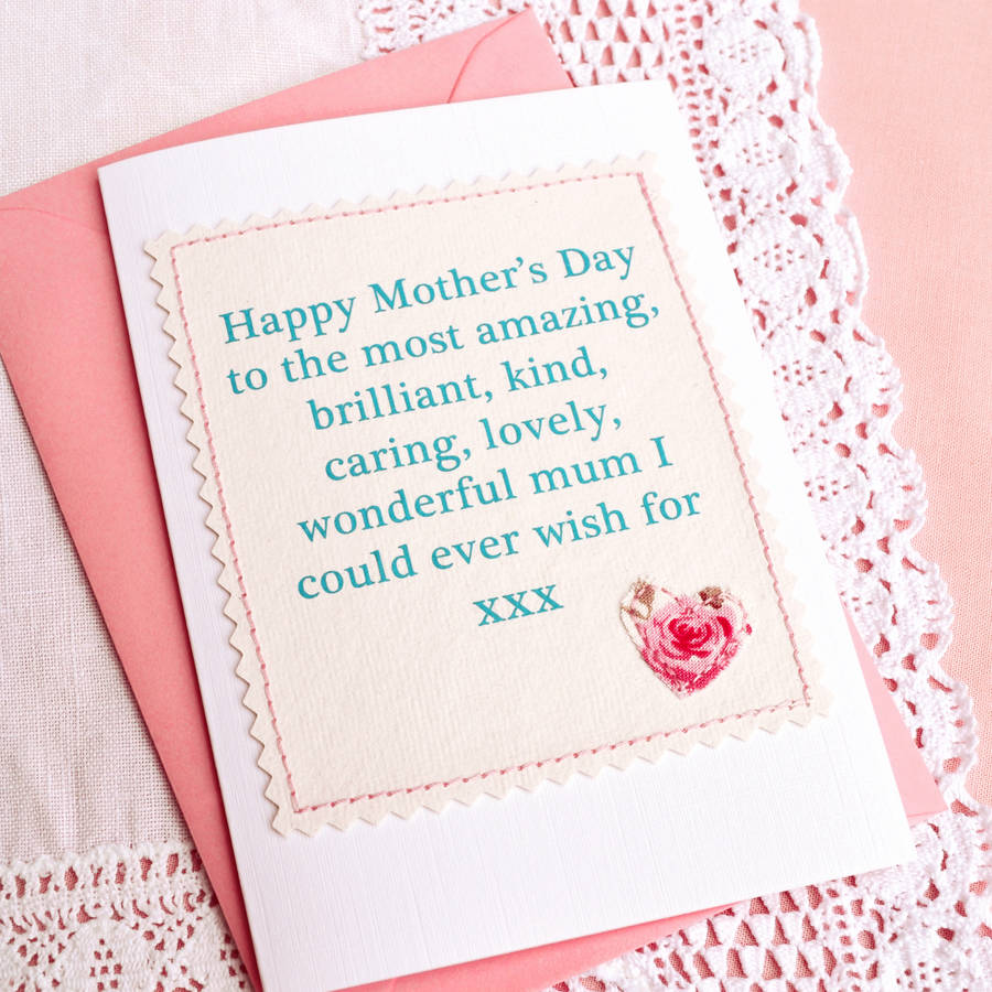 handmade mothers day card by jenny arnott cards & gifts
