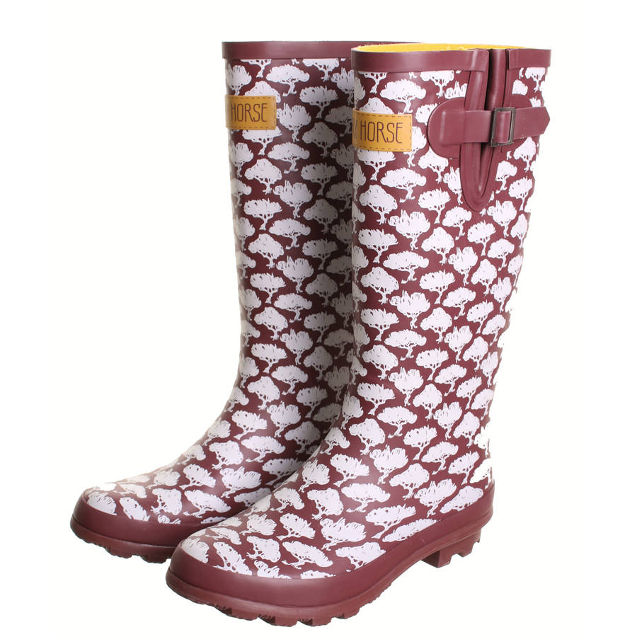 walk with me wellington boots by story horse
