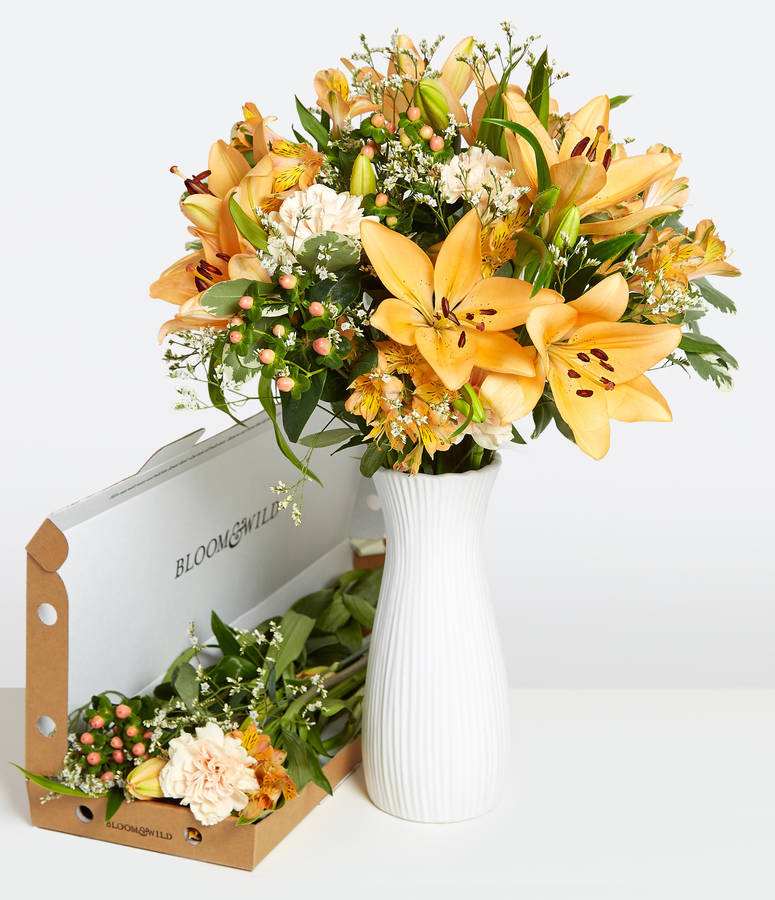 one year letterbox flower subscription by bloom & wild