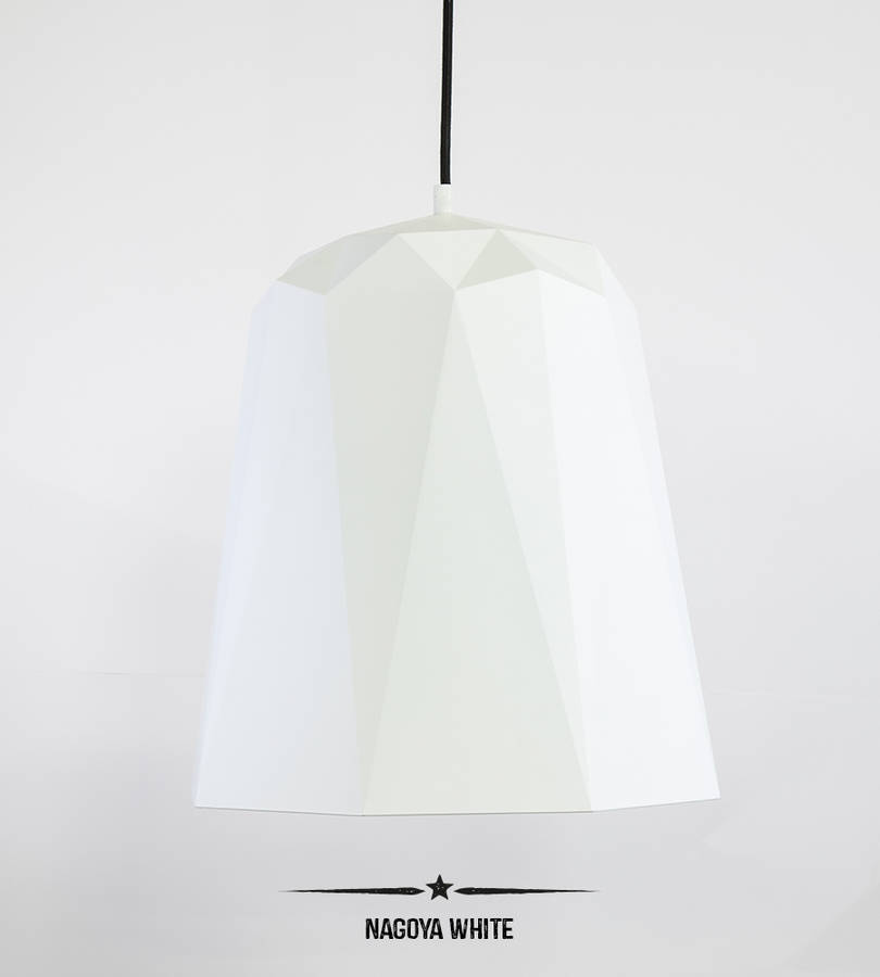 geometric pendant light by dowsing & reynolds