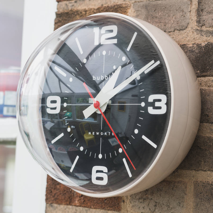 bubble wall clock by i love retro