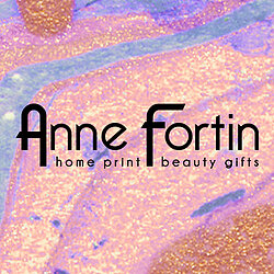 Anne Fortin logo home, print designs and textiles