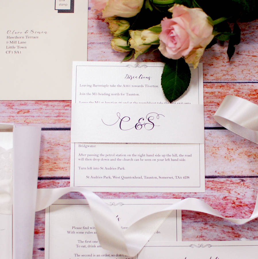 Bespoke wedding invitations yorkshire