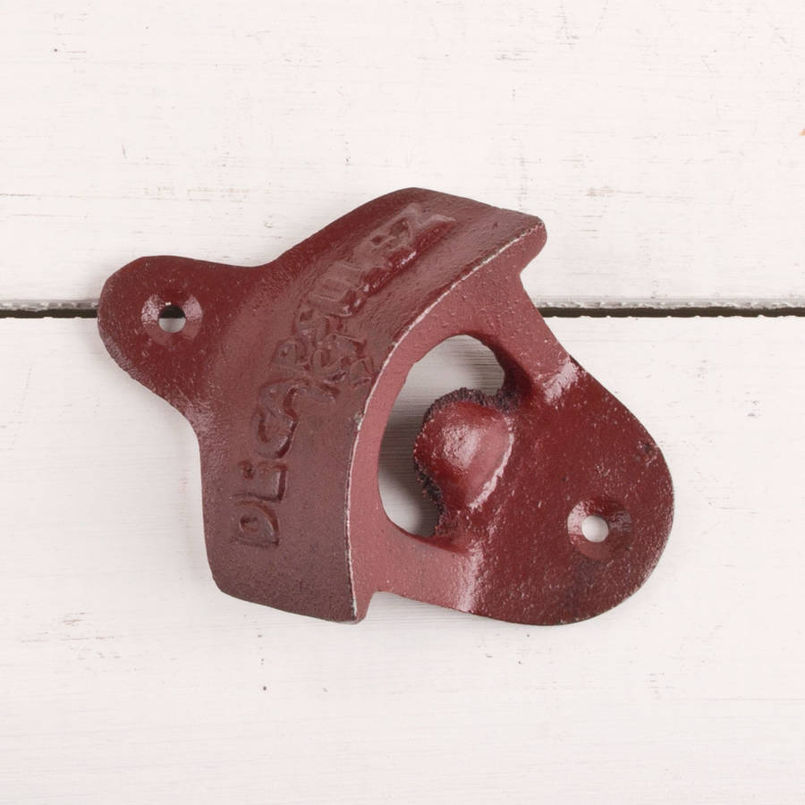 Cast Iron Wall Mounted Bottle Opener
