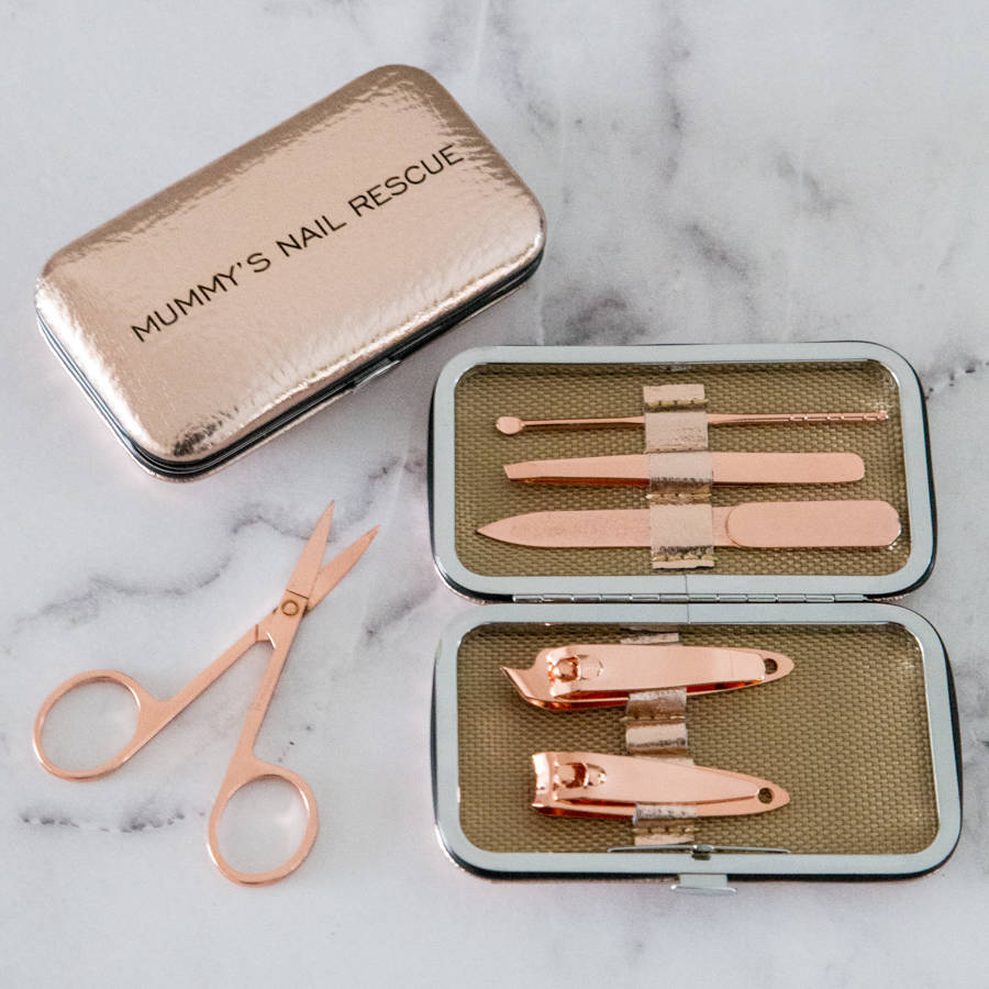 personalised ladies mini manicure set by ginger rose