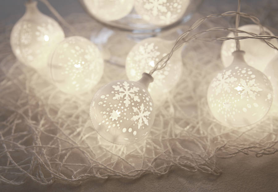 Snowball Christmas Lights 