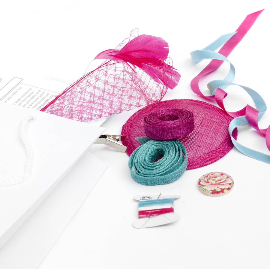 fascinator making craft kit by the crafty hen