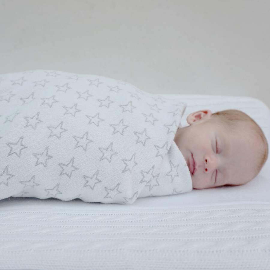 cotton-baby-swaddle-blanket-stars-by-poplico-notonthehighstreet