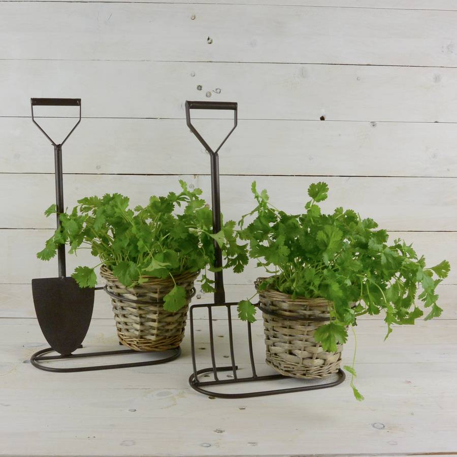 garden spade or fork planter by ella james