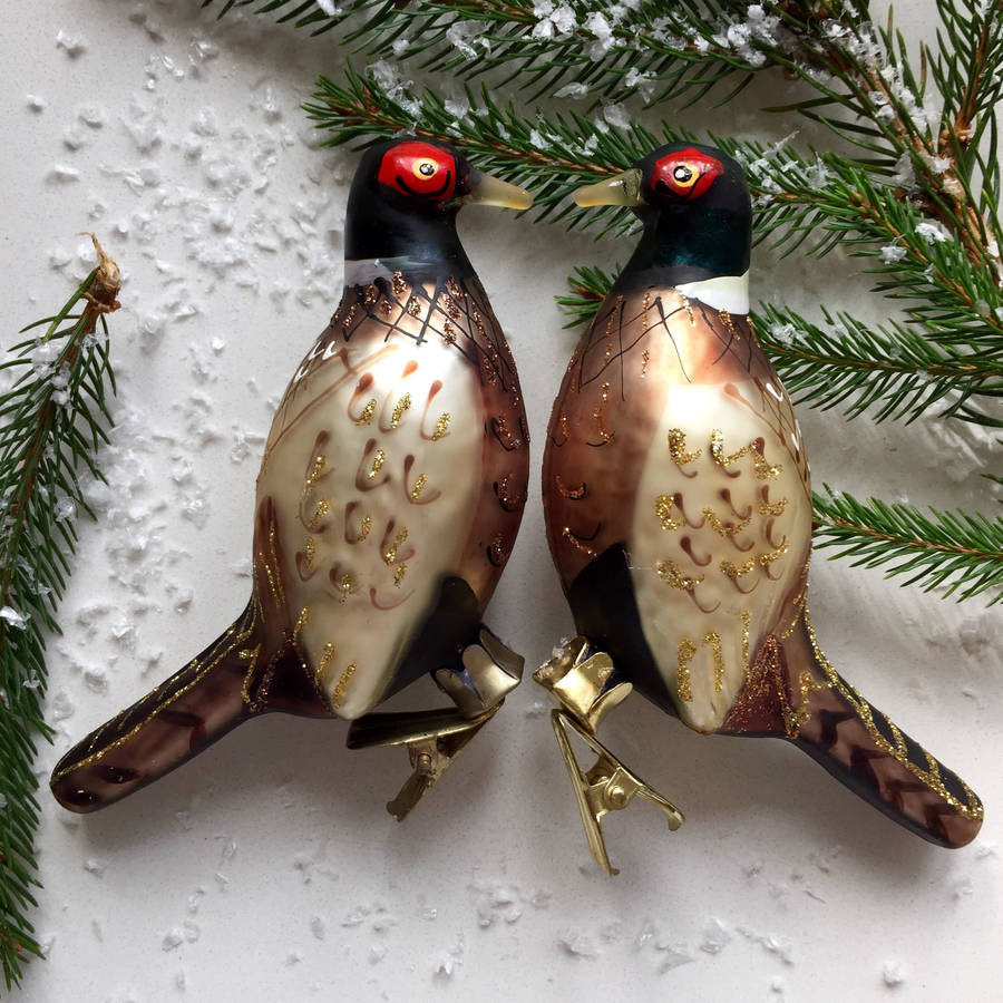 Pheasant Christmas Decoration 