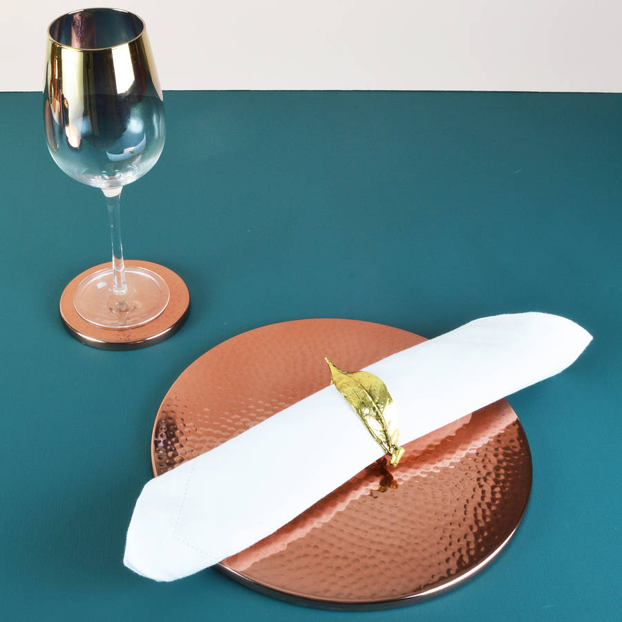 copper placemats, set of two by miafleur