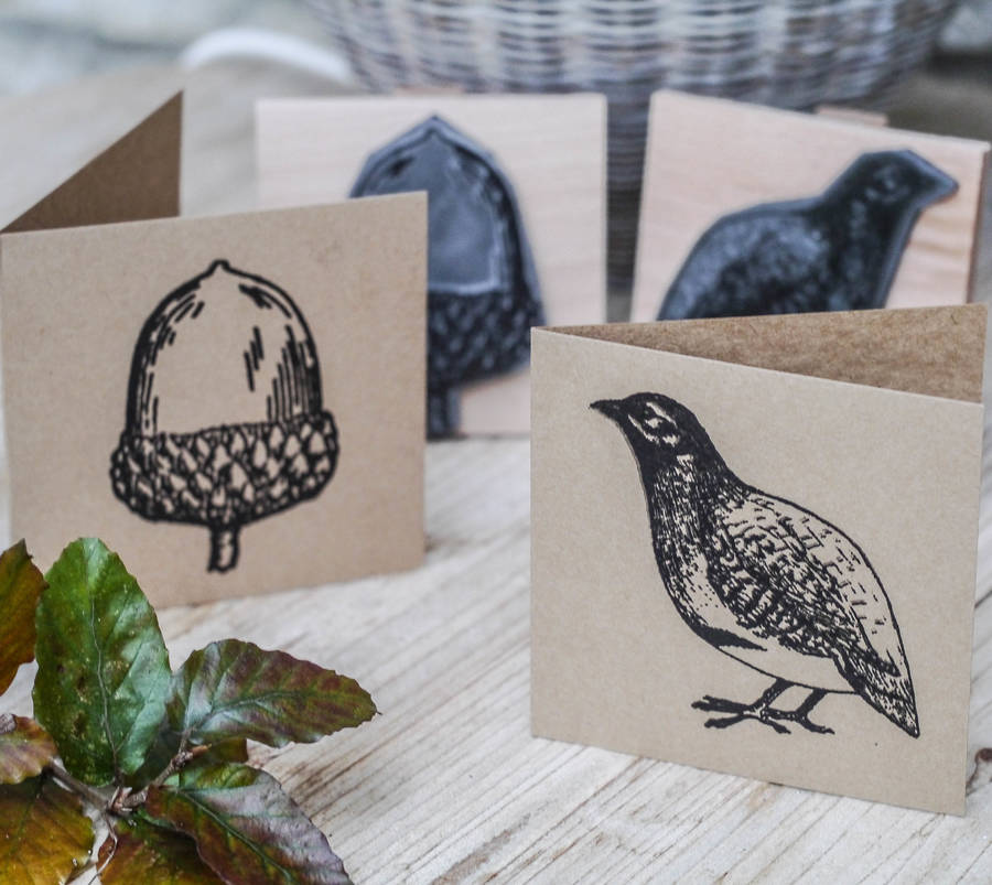 woodland art stamps by english stamp company