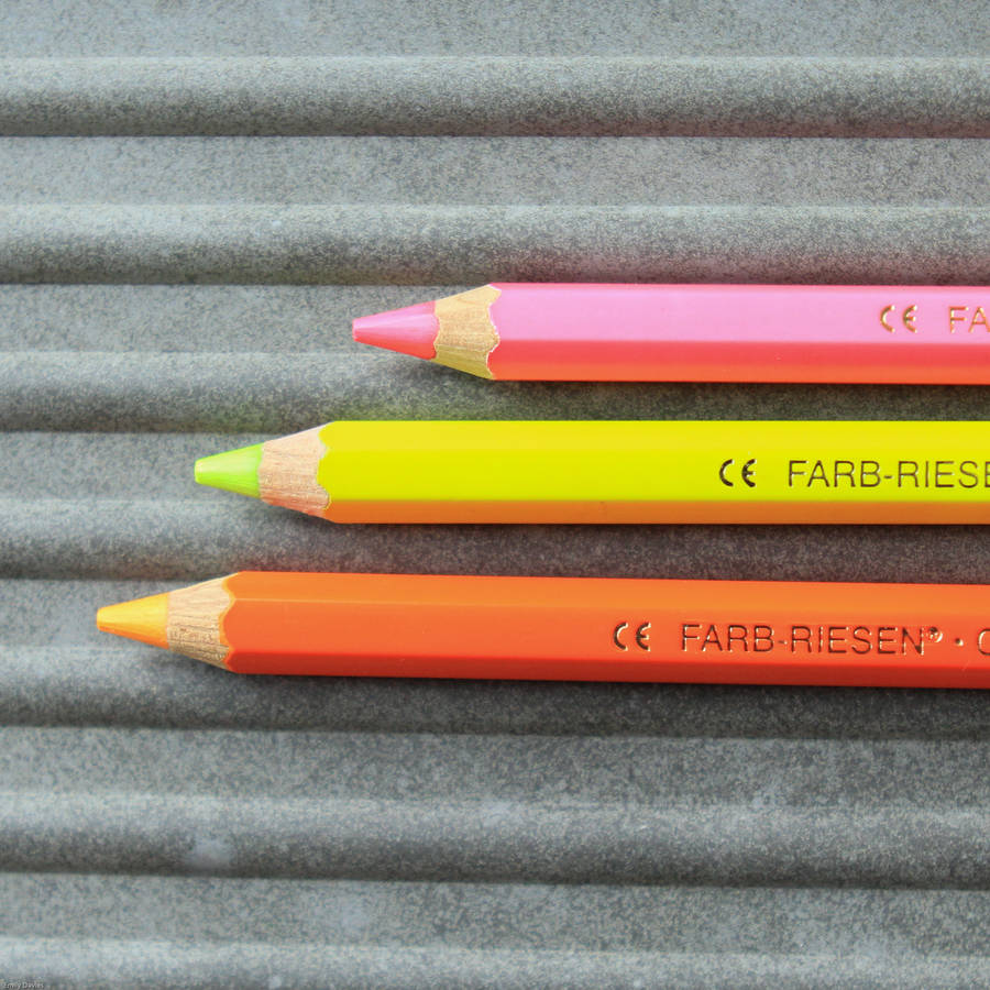 neon eco highlighter crayons by berylune