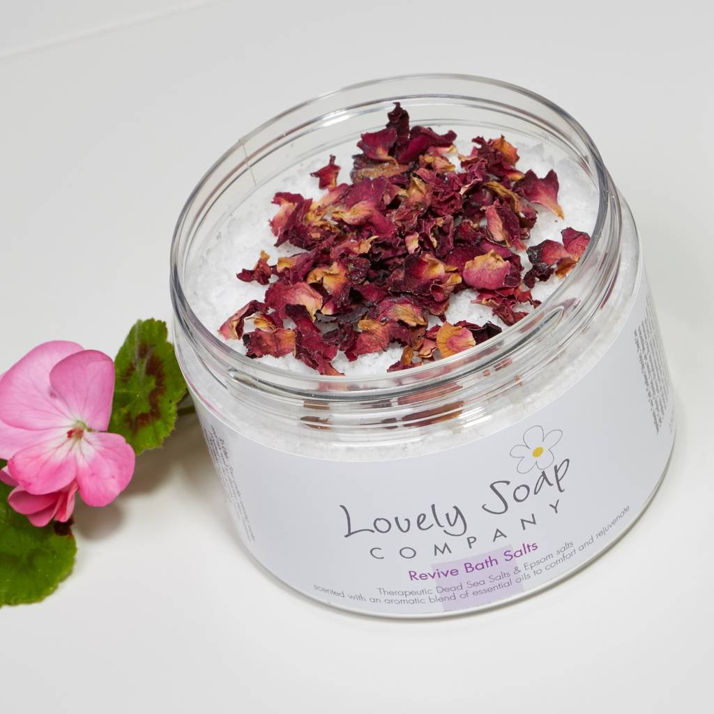 Reviving Aromatherapy Bath Salts By Lovely Soap Company