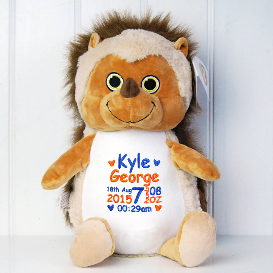 personalised soft toys for newborns