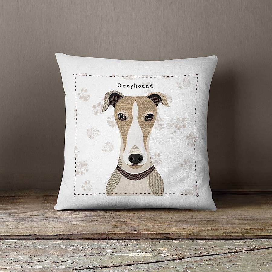 greyhound cushion