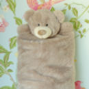 hot water bottle teddy bear cover