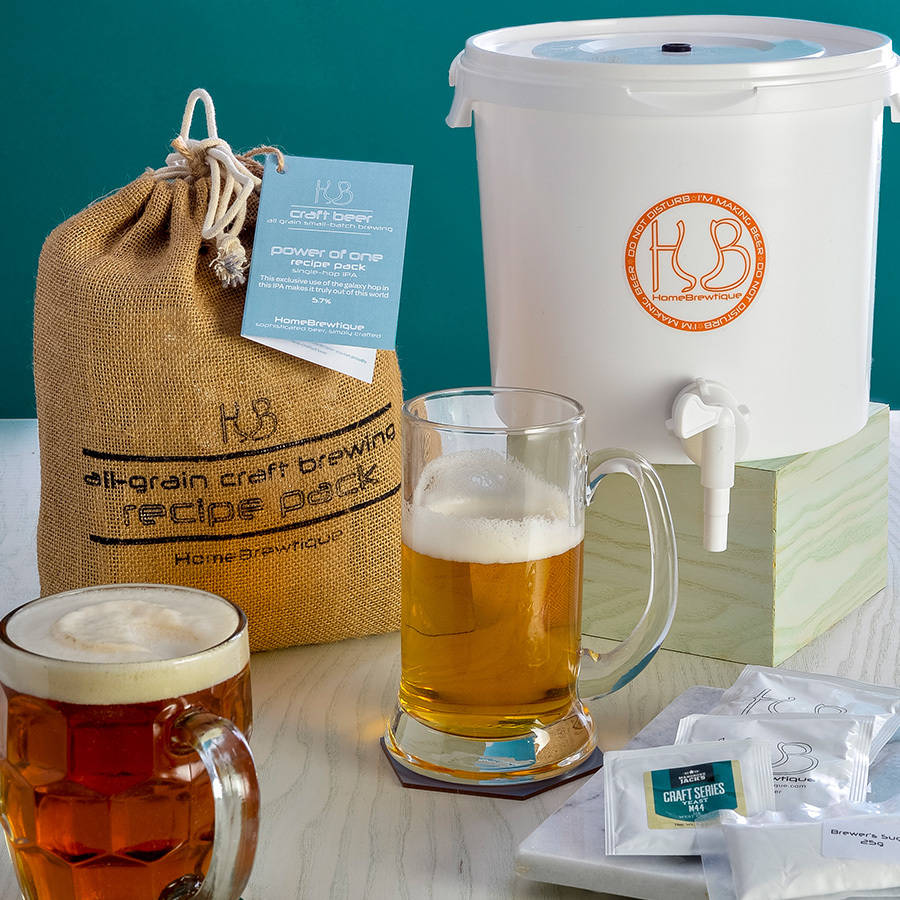 craft beer brewing starter kit by homebrewtique