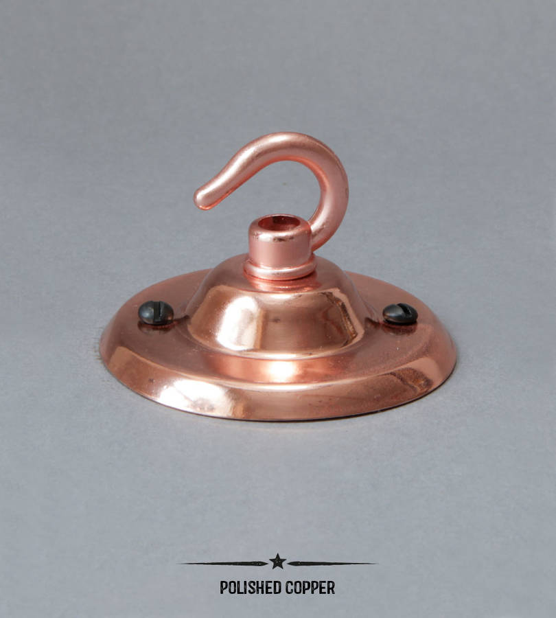 vintage style ceiling rose with hook by dowsing & reynolds