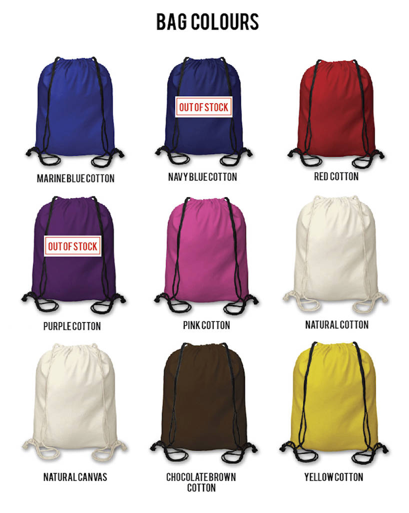 personalised boat drawstring bag by constantine jo