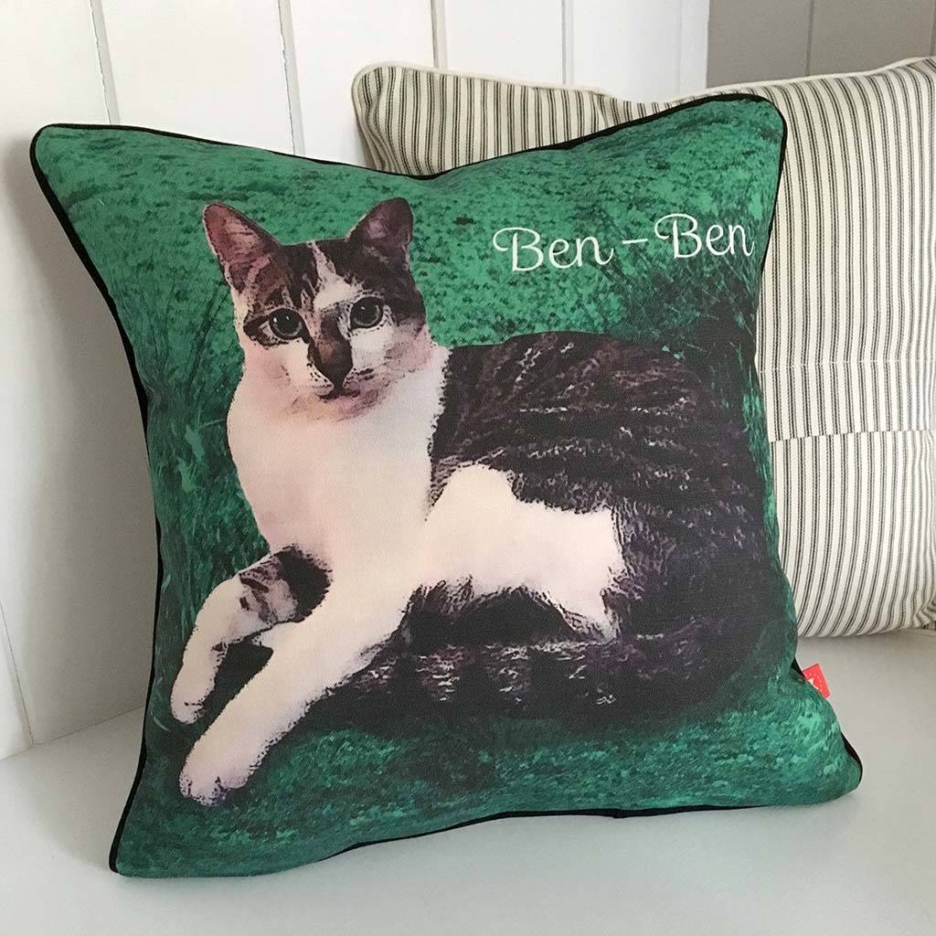 personalised cushion dog