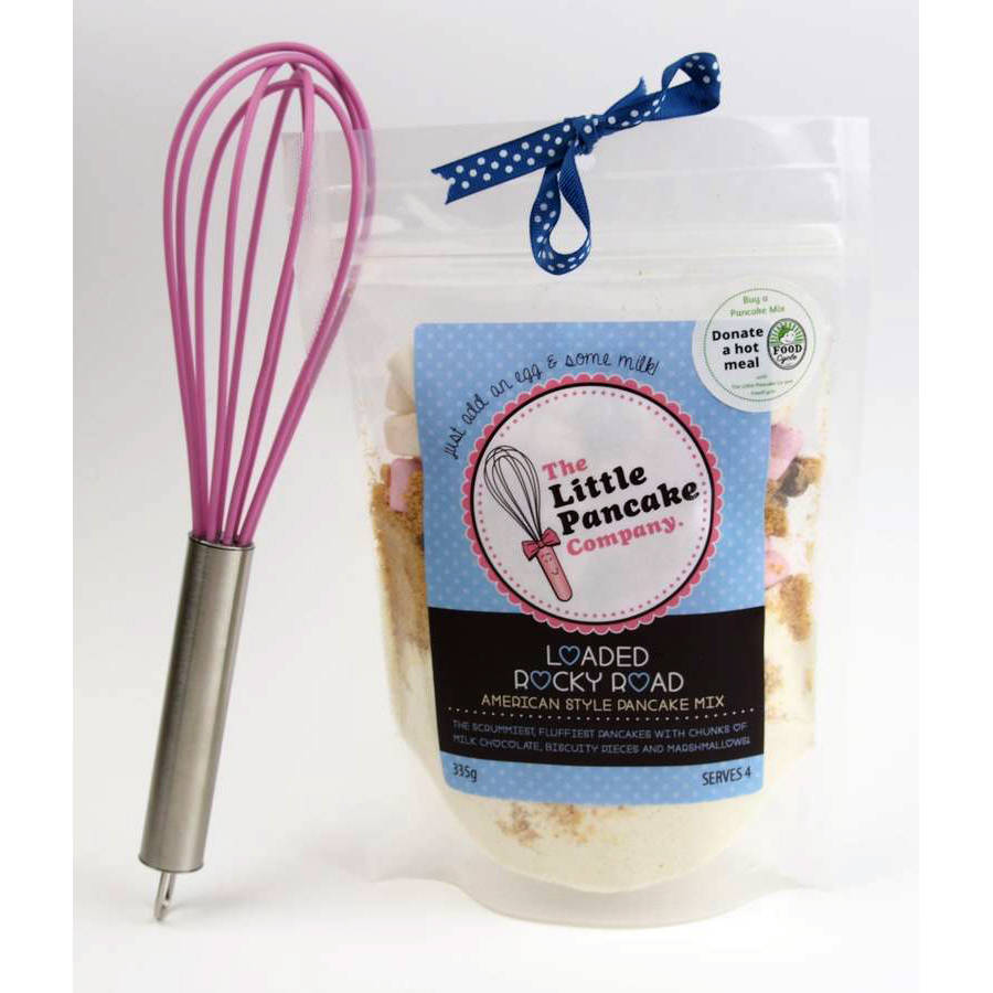 pancake mix and whisk gift set by the little pancake company