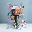 festive treehouse advent calendar by penelopetom | notonthehighstreet.com