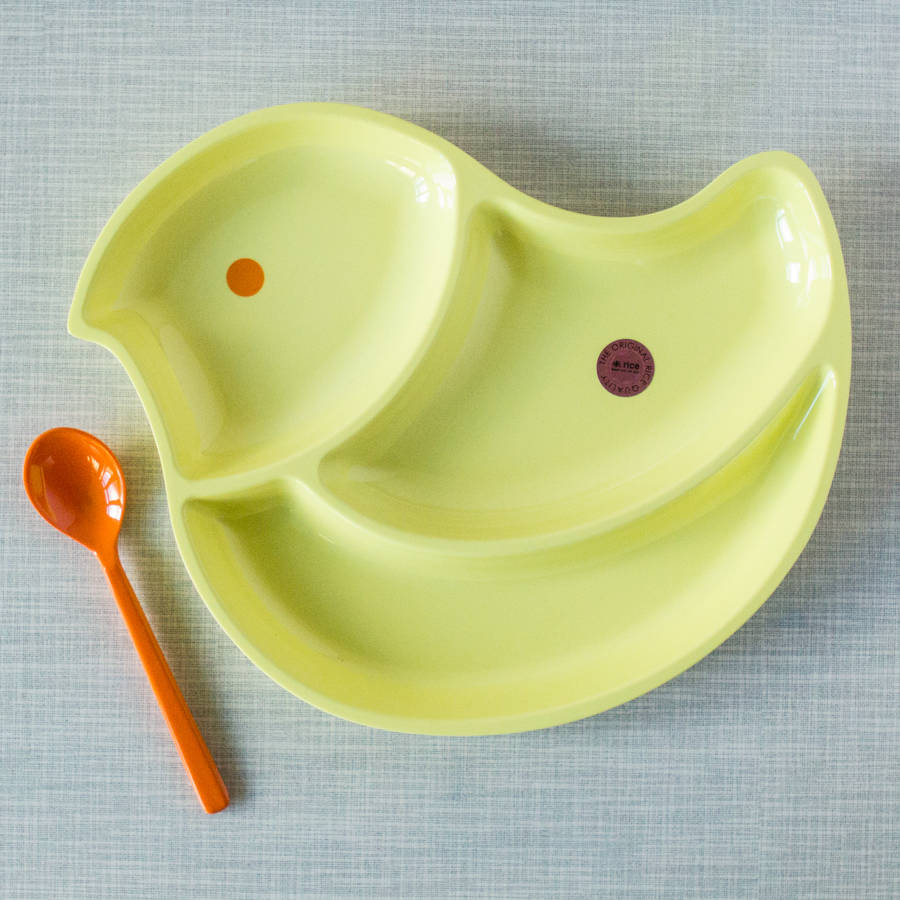 melamine sectioned childs dinner plate by berylune