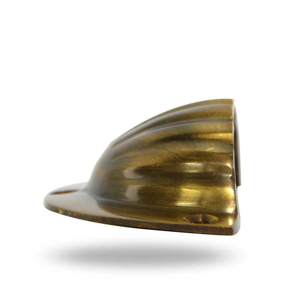 shell handle antique brass finish by trincaferro